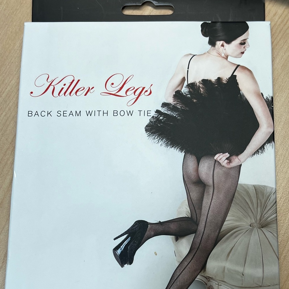 Killer Legs Back Seam with bow tie